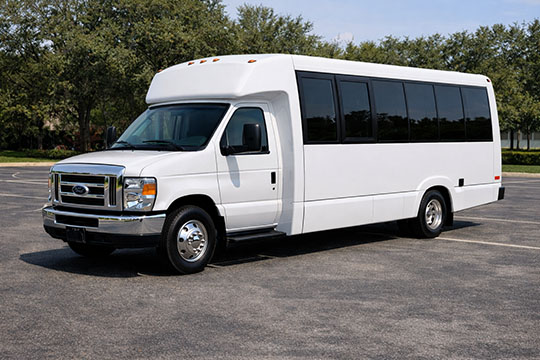 18-passenger minibus available for charter in Rockville, MD